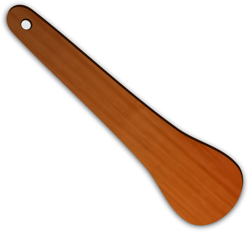 Wooden Spatula Clipart, Vector Clip Art Online, Royalty - Clip Art - Png Download (900x840), Png Download