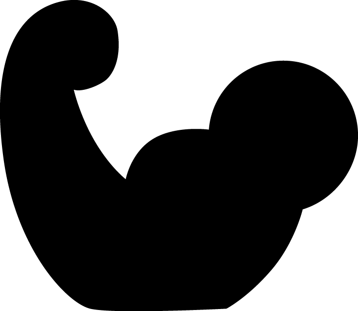 Clipart Free Download High Fasteners When A Strong - Biceps Icon Png Transparent Png (727x630), Png Download