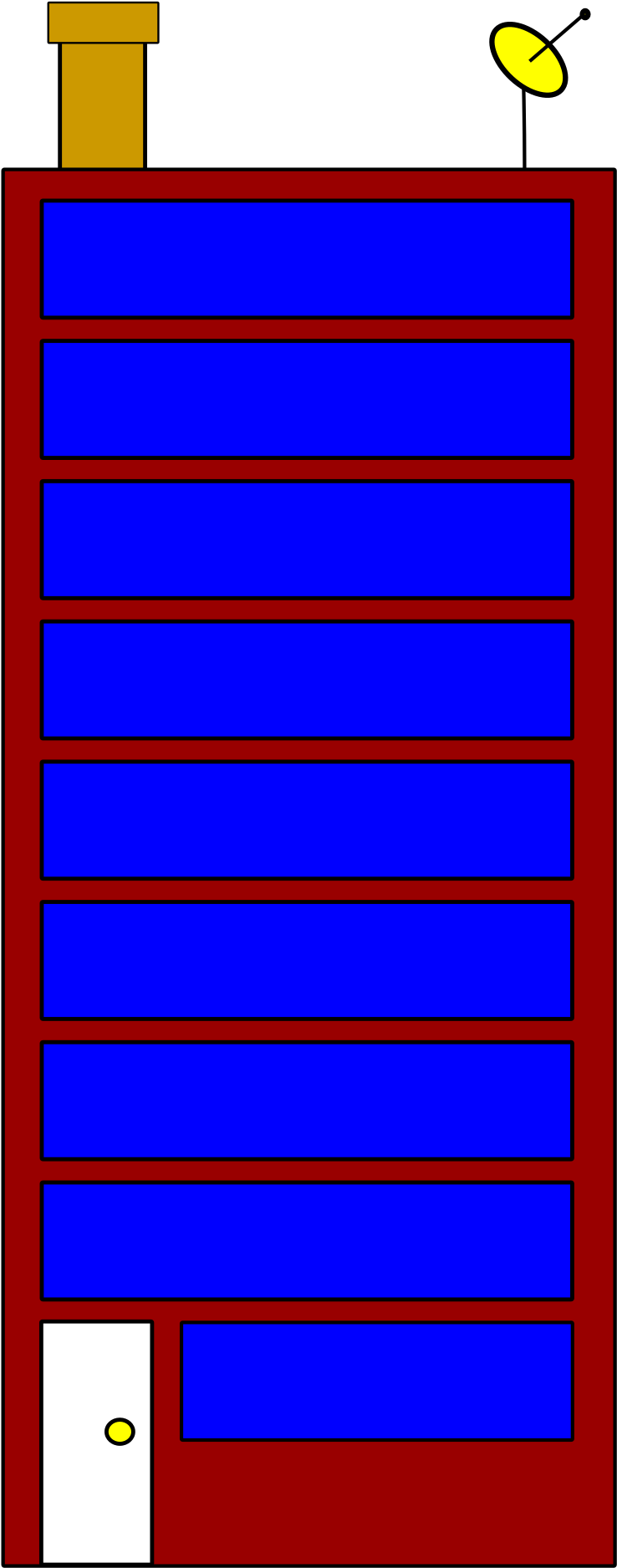 Flat Town Cliparts - Clip Art - Png Download (3394x2400), Png Download