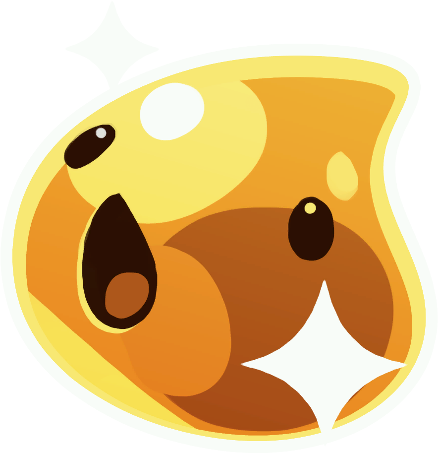 Glitter Clipart Pile Gold - Tipos De Slime Rancher - Png Download (1024x1024), Png Download