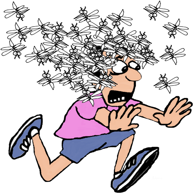 Cb I Hate Perfume - Mosquito Attack Clipart (640x640), Png Download