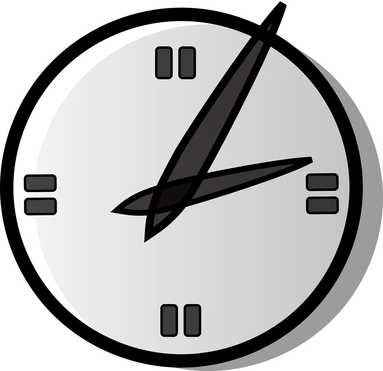 See Clipart Short Time - Clock Clip Art - Png Download (740x720), Png Download