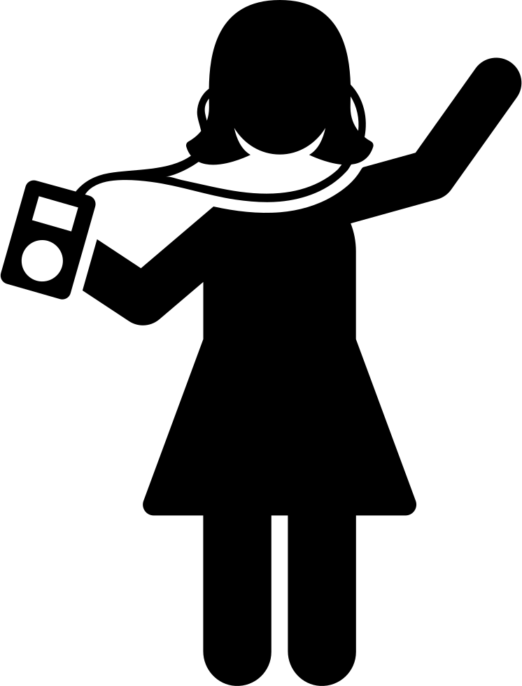 Listening To Music Png Png Royalty Free Download - Listening To Music Png Clipart (746x980), Png Download