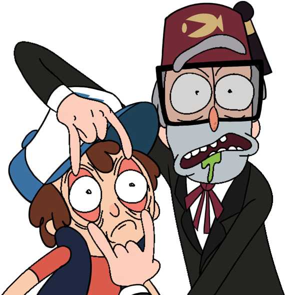 Rick And Morty Clipart Different Kind - Invader Zim Vs Rick And Morty - Png Download (680x612), Png Download