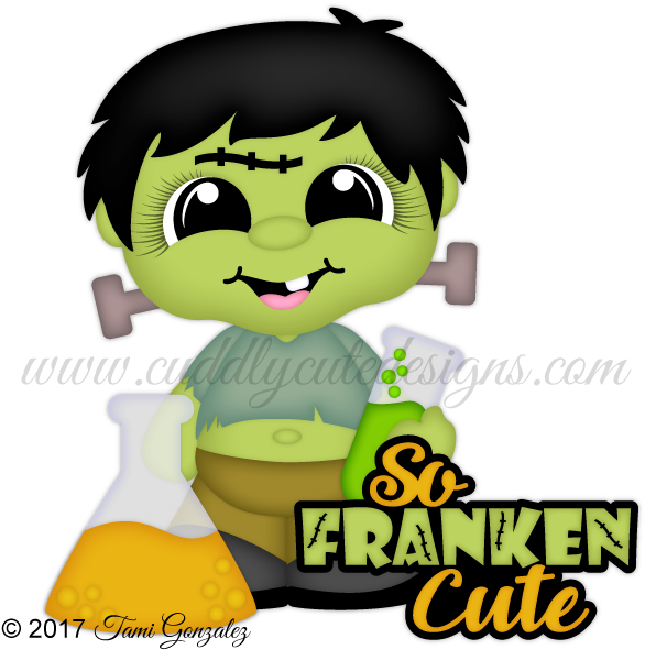 Free Stock So Franken Cute Halloween Pinterest Holidays - Halloween Candy Cute Drawing Clipart (600x600), Png Download
