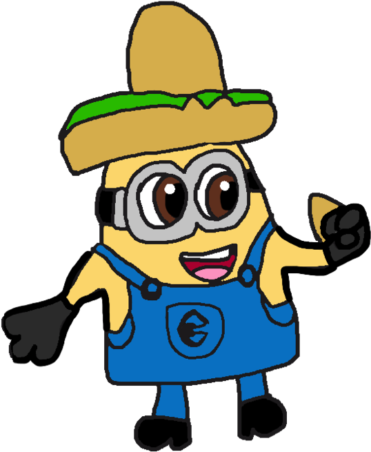 Despicable Me Minion Nacho Hat By Dulcechica - Minions Clipart (1024x783), Png Download