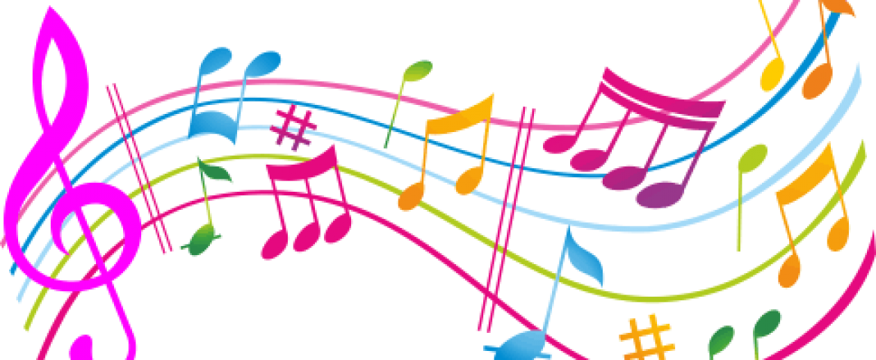 Download Notas Musicales De Colores Clipart Musical - Transparent Background Musical Notes Png (900x370), Png Download