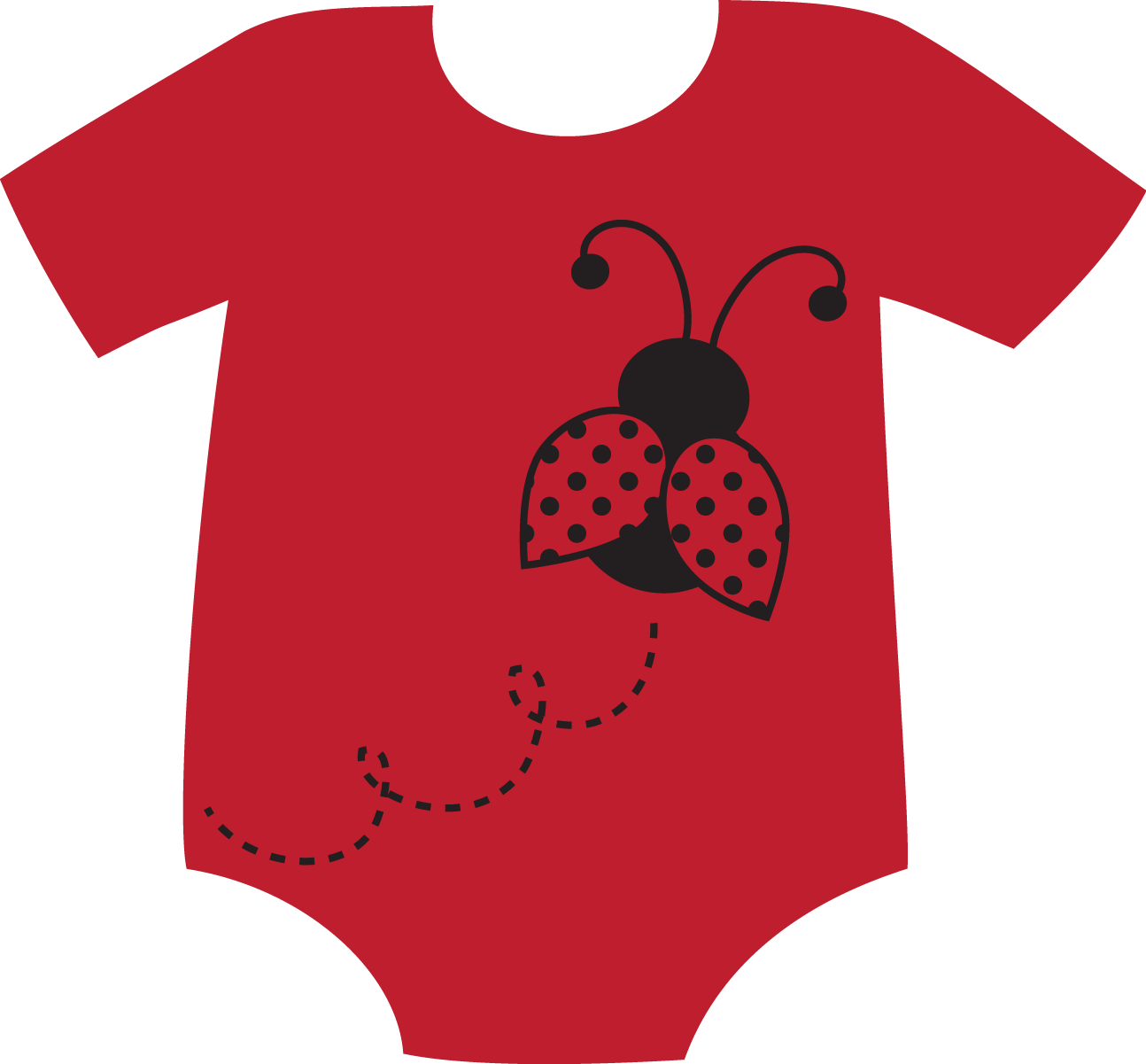 Graphic Free Stock Baby Clothes Clipart - Biberon De Vaquita De San Antonio - Png Download (900x835), Png Download
