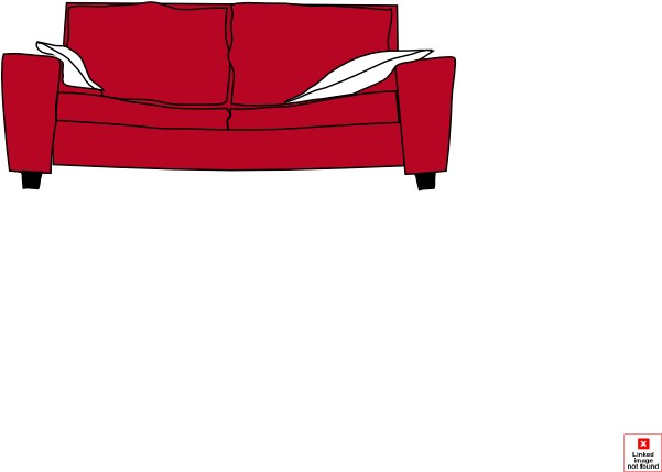 Couch Clipart (600x595), Png Download