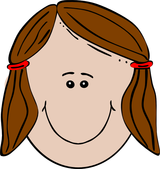 Boys And Girls Face Clipart (564x595), Png Download