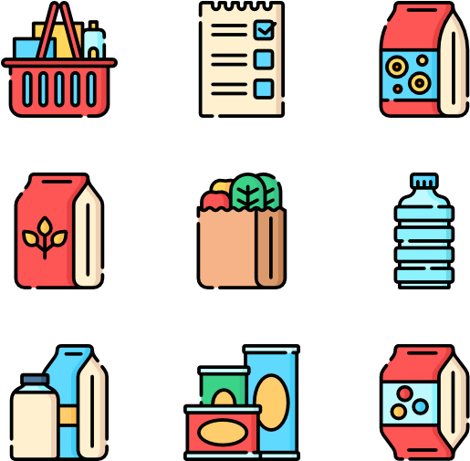 Grocery Clipart (600x564), Png Download