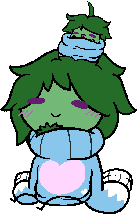 The Return Of Sweater Kappa - Cartoon Clipart (588x736), Png Download