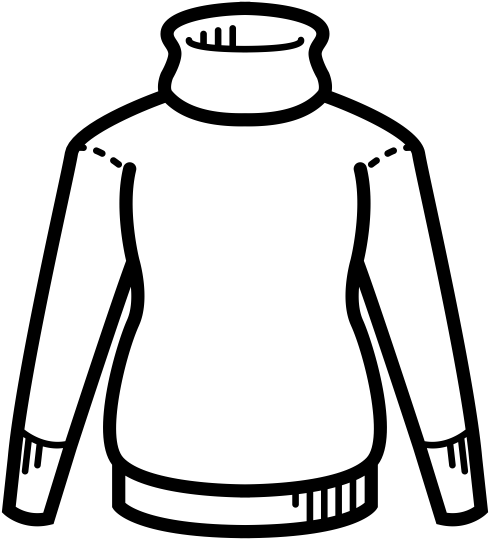 Drawing Of Sweater Transparent Clipart (600x600), Png Download