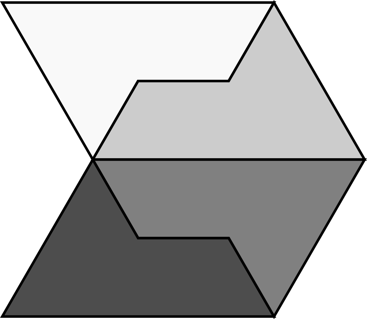 Sphinx Tiling A - Triangle Clipart (1178x1024), Png Download