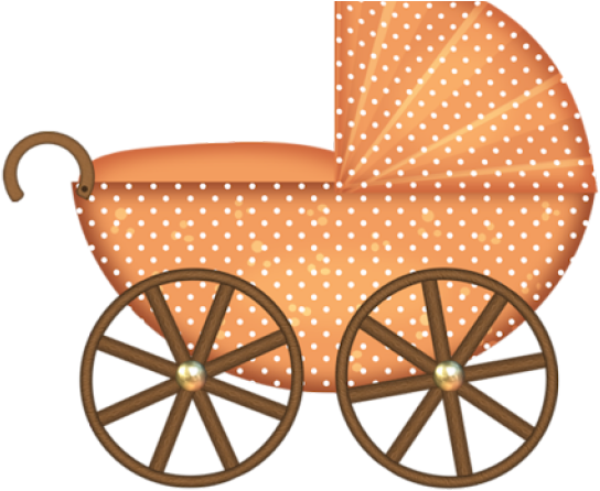 Orange Clipart Baby Carriage - Dibujos Para Baby Shower Carreola - Png Download (640x480), Png Download