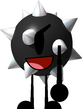 Spiked Ball - New Super Mario Bros Wii Clipart (800x600), Png Download