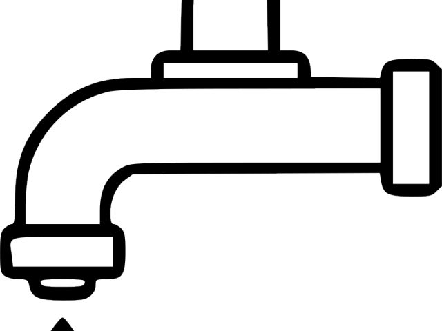 Tap Clipart Transparent - Desenho De Uma Torneira Pingando - Png Download (640x480), Png Download