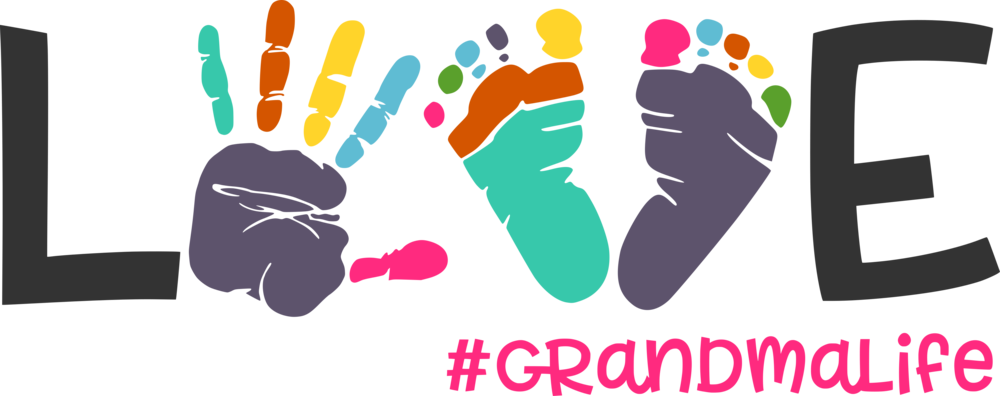 Love Grandma Life Clipart (1000x396), Png Download