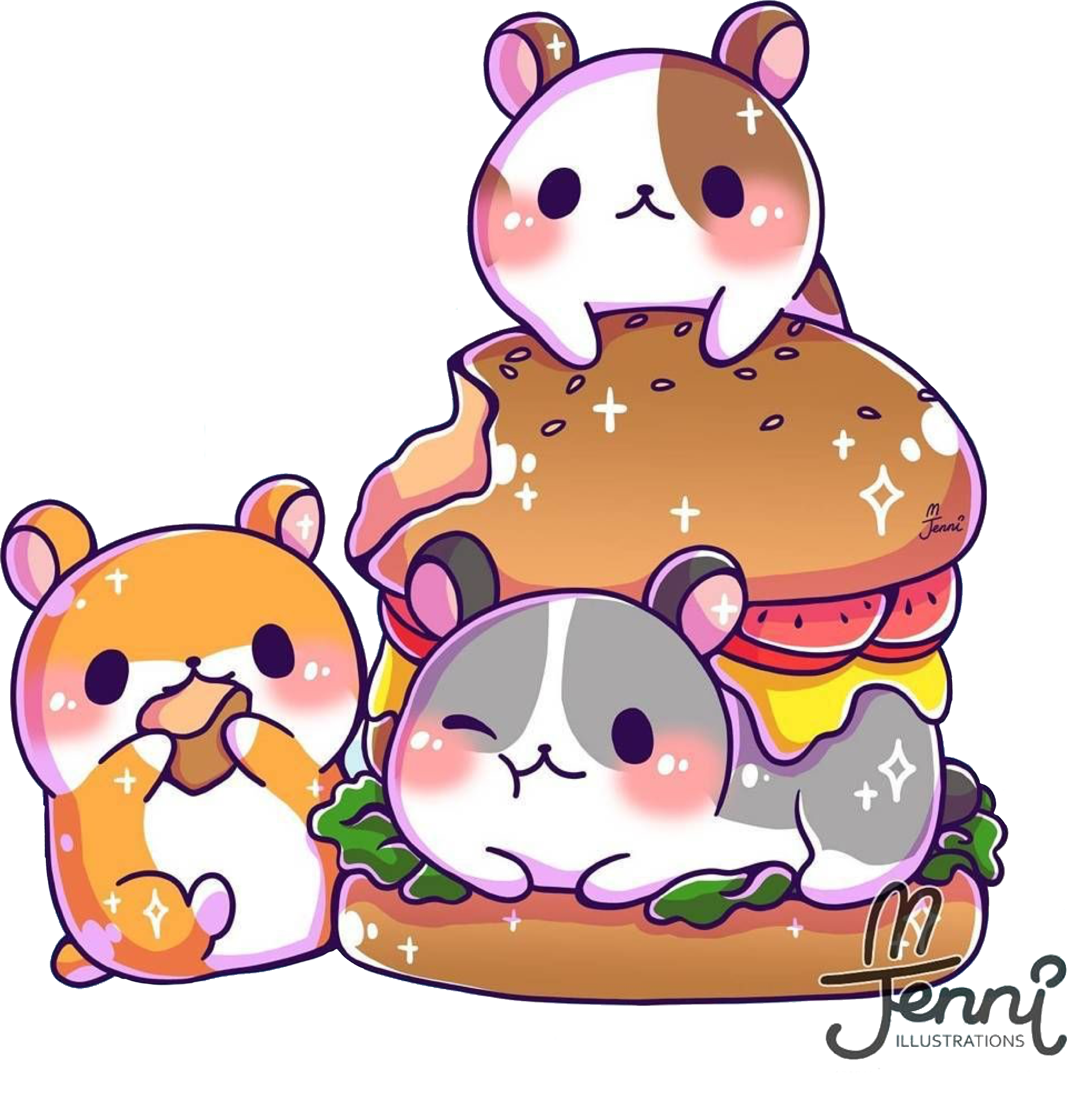 Food Sticker Clipart (1884x1977), Png Download