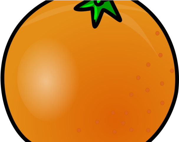 Orange Clipart Gator - Cartoon Orange - Png Download (640x480), Png Download