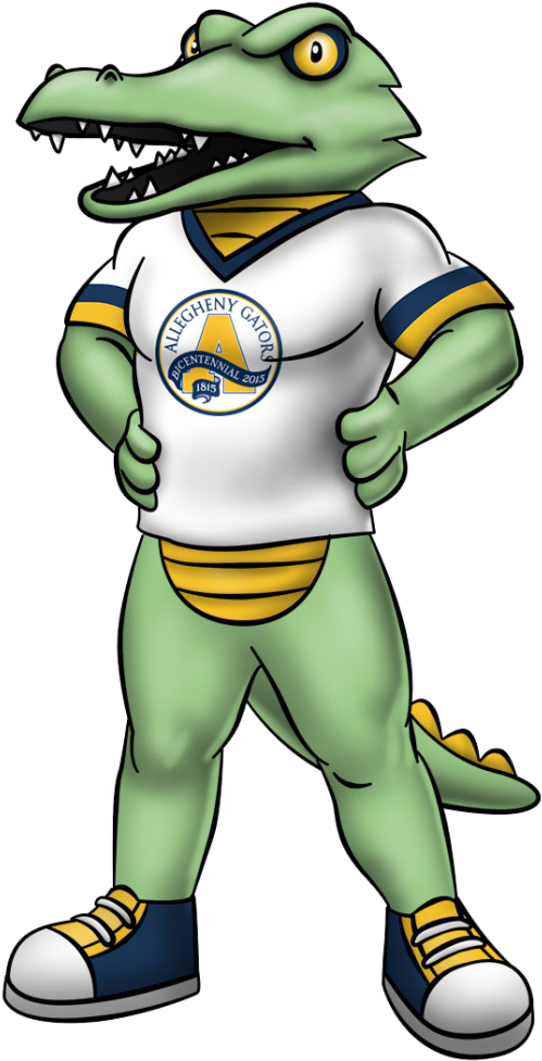 Chomp-brgreen - Allegheny Gators Clipart (565x1024), Png Download