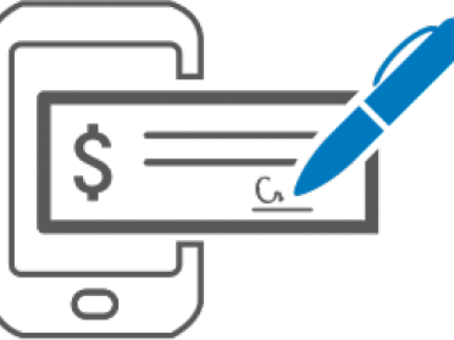 Check Clipart Deposit - Png Download (640x480), Png Download