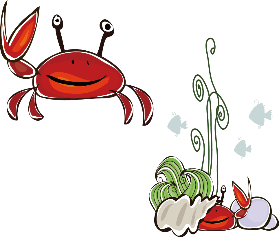 Seafood Clipart Cancer - Crab - Png Download (964x819), Png Download
