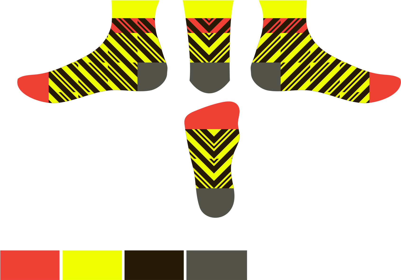 The Socks Are Currently Being Manufactured In Italy - Hockey Sock Clipart (1692x1182), Png Download