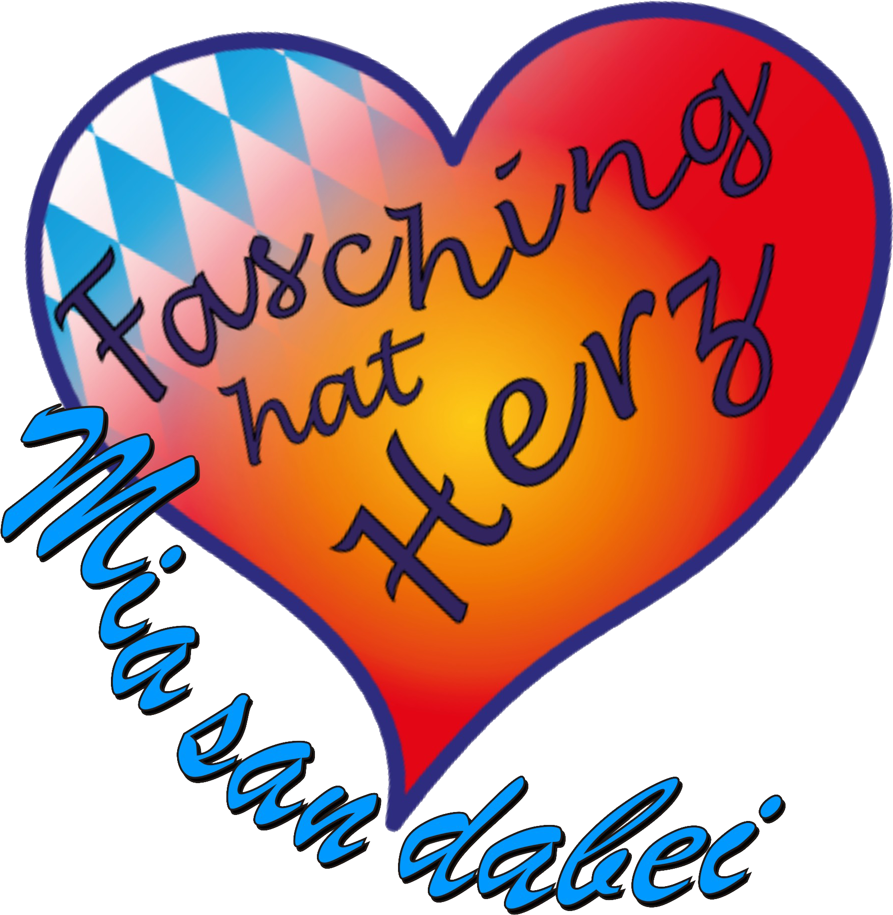Fasching - Heart Clipart (847x900), Png Download