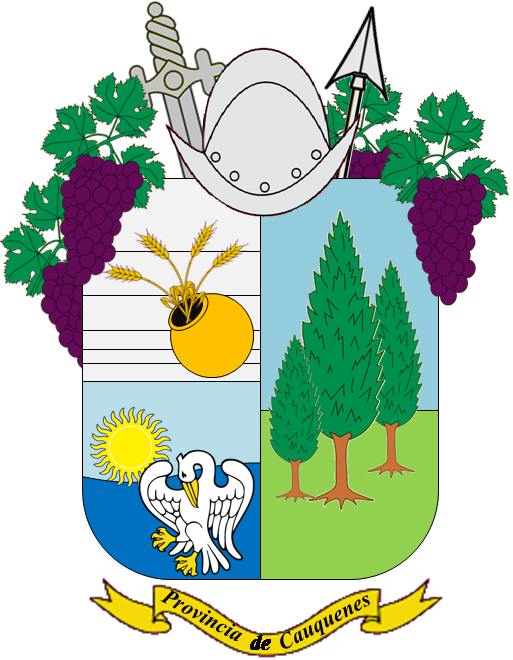 Escudo De La Provincia De Cauquenes Clipart (513x660), Png Download