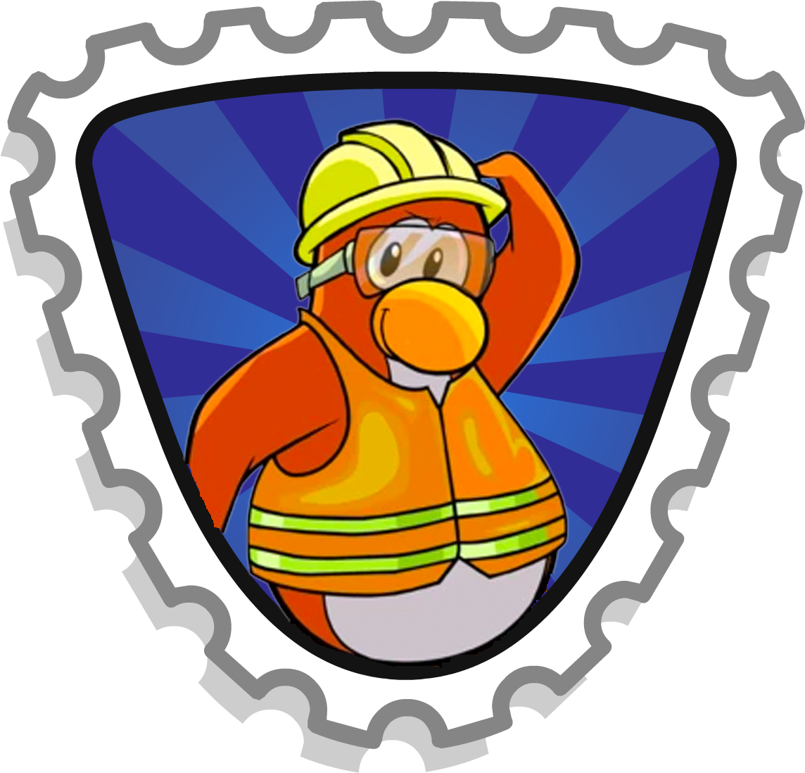Clubby8911 - Club Penguin Extreme Stamp Clipart (1144x1098), Png Download