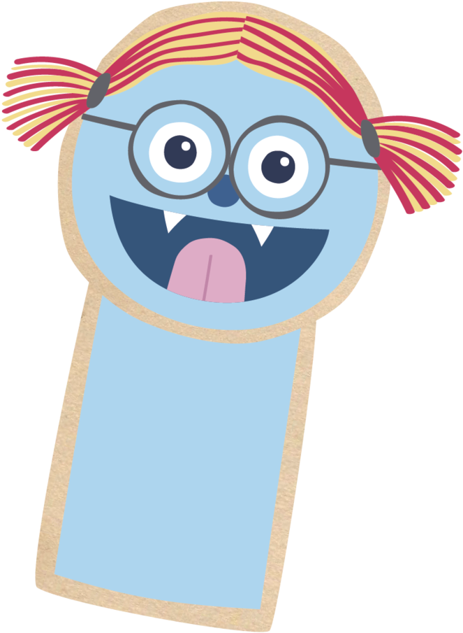 Finger Puppet-04 - Cartoon Clipart (1000x1000), Png Download