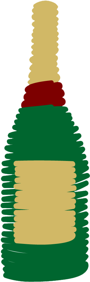 Bubbly Wine - Alcoholic Beverage Clipart (1101x1111), Png Download