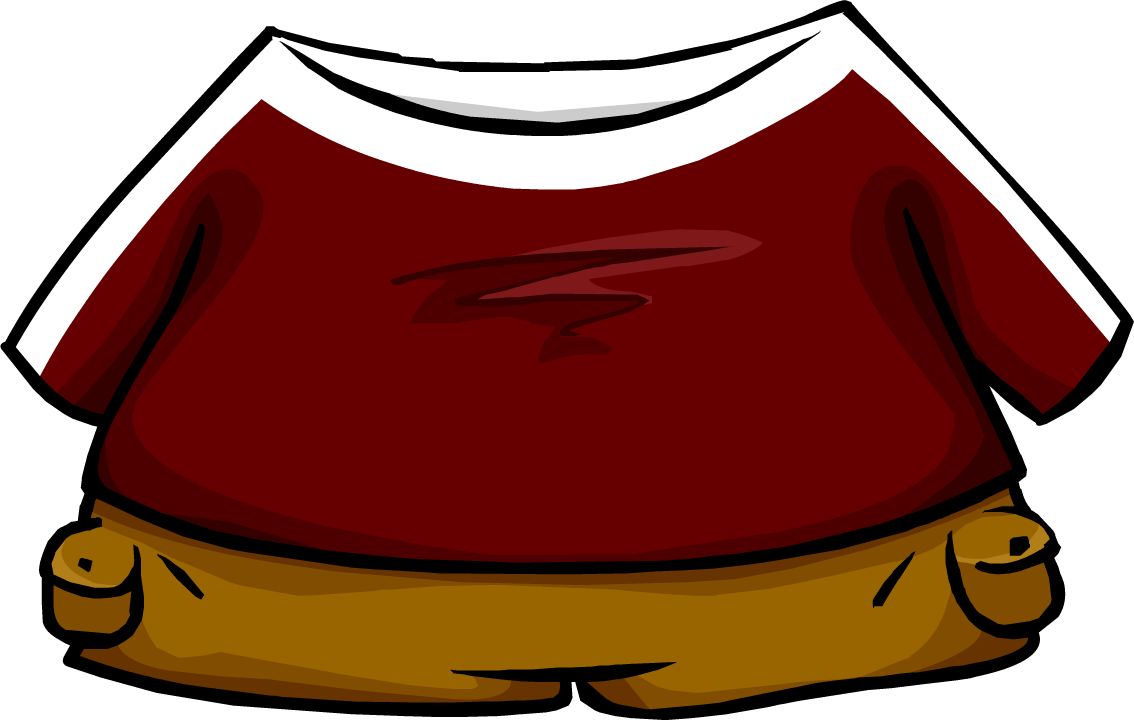 Red Hiking Outfit Clipart (1134x720), Png Download