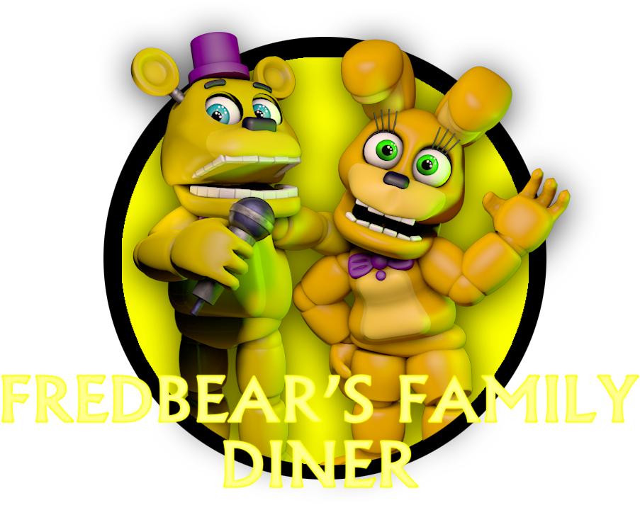 Diner Clipart Toy - Fredbear's Family Diner Fnaf World - Png Download (1024x768), Png Download