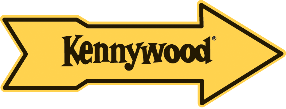 Roller Coaster Race - Kennywood Logo Transparent Clipart (931x354), Png Download