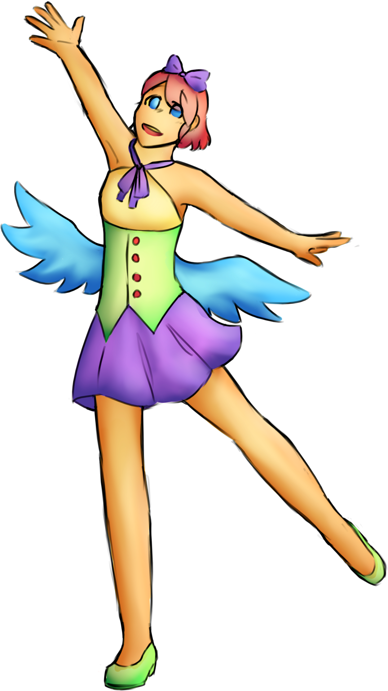 Sugar Quill - Cartoon Clipart (1565x2516), Png Download
