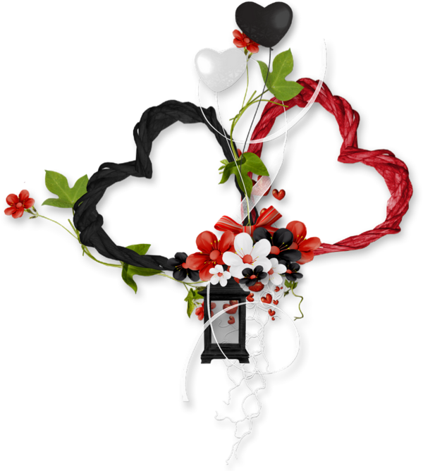 Cadre Png St Valentin, Coeurs - Picture Frame Clipart (600x668), Png Download