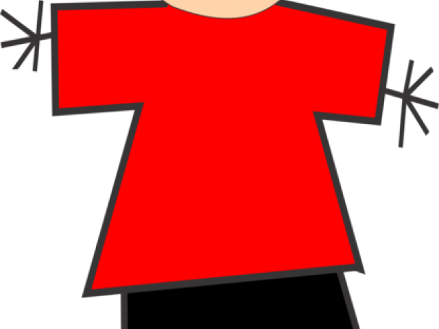 Polo Shirt Clipart Boy Clipart - Free Clipart Red Shirt - Png Download (640x480), Png Download