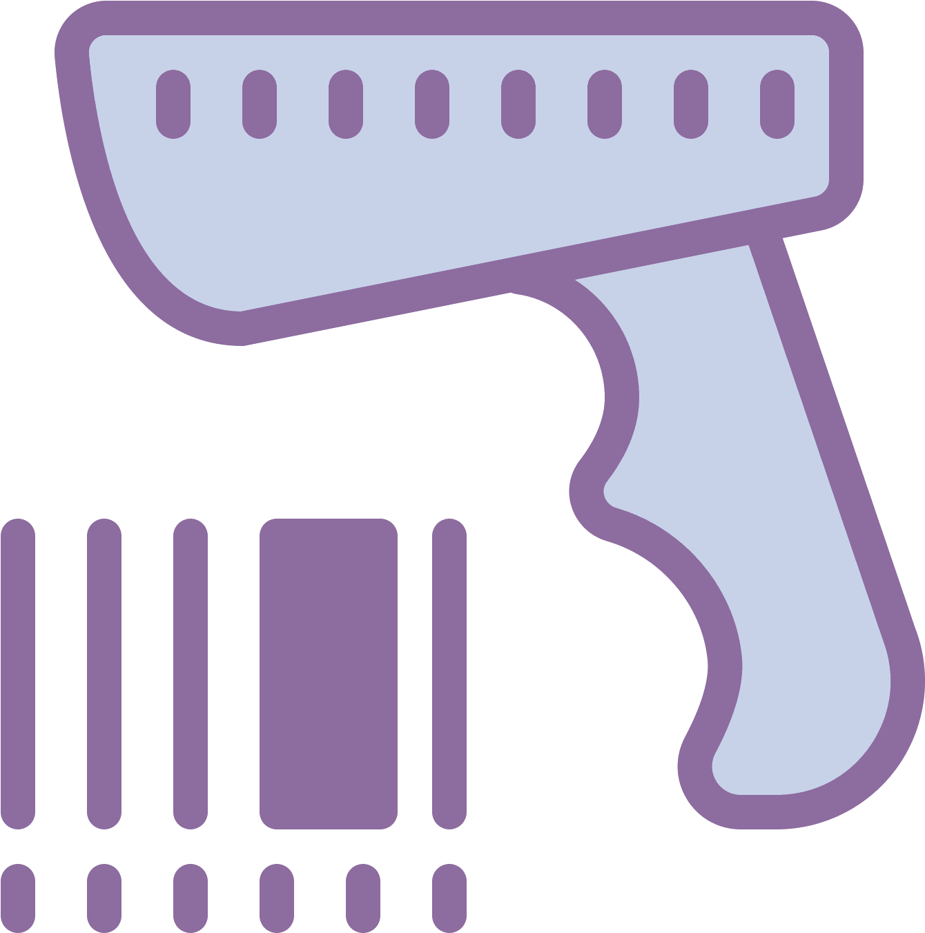 Skaner Kodów Kreskowych 2 Icon - Gun Clipart (1600x1600), Png Download