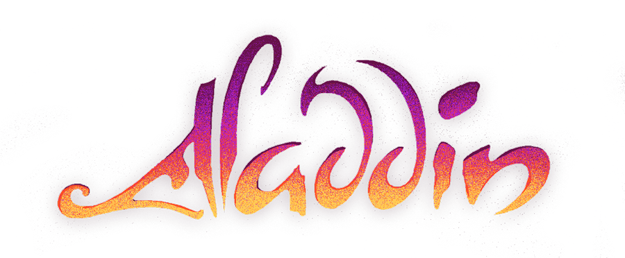 Aladdin Logo Font Clipart (900x372), Png Download