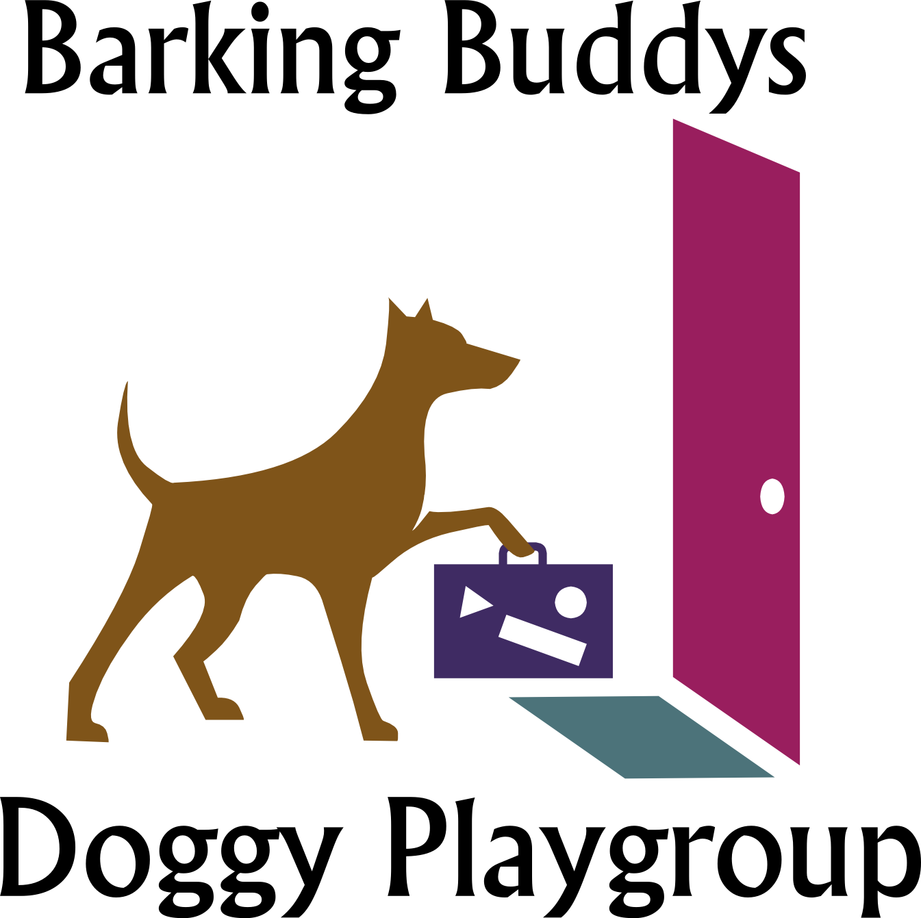 Logo - Dog Catches Something Clipart (1345x1341), Png Download