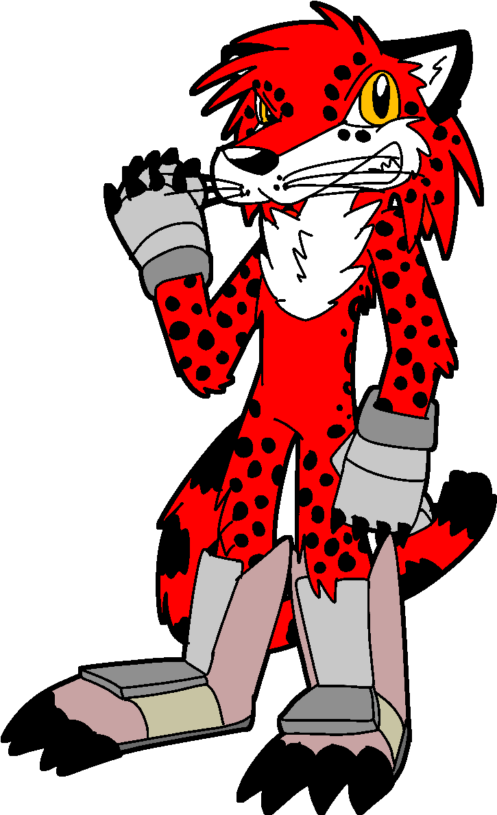 Kniro The Amur Leopard Updated - Cartoon Clipart (1000x1200), Png Download