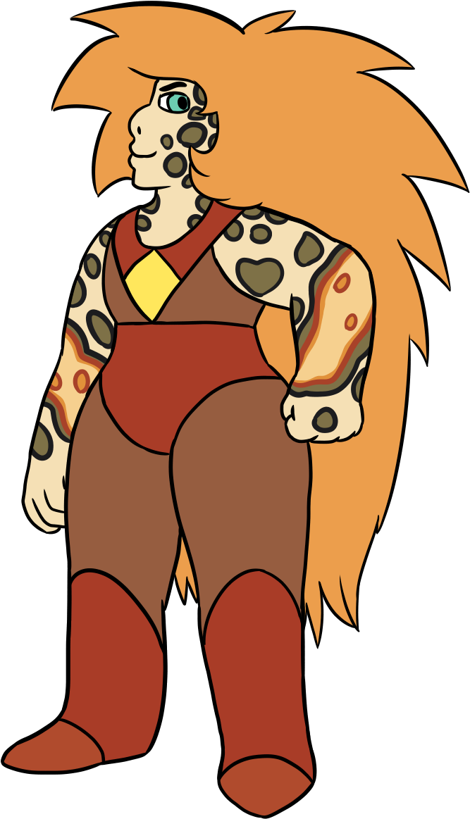 Leopard Jasper - Cartoon Clipart (682x1176), Png Download