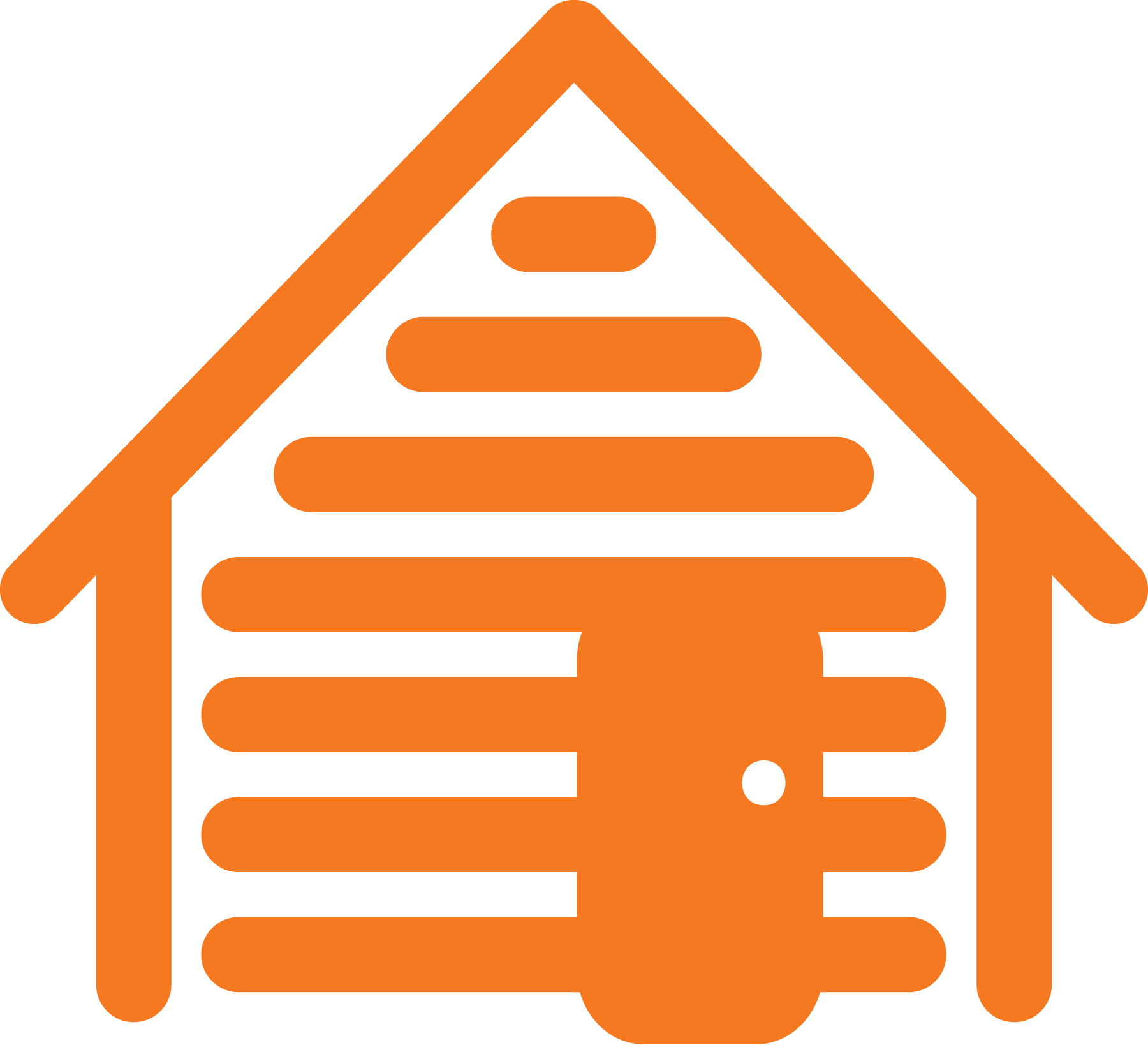 Log Cabin Orng Rgbcampfosterymca2013 12 11t21 Clipart (1800x1638), Png Download