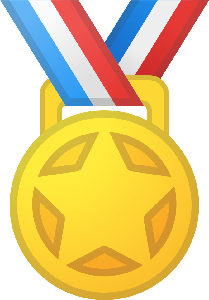 Download Svg Download Png - Medalla Emoji Clipart (1024x1024), Png Download