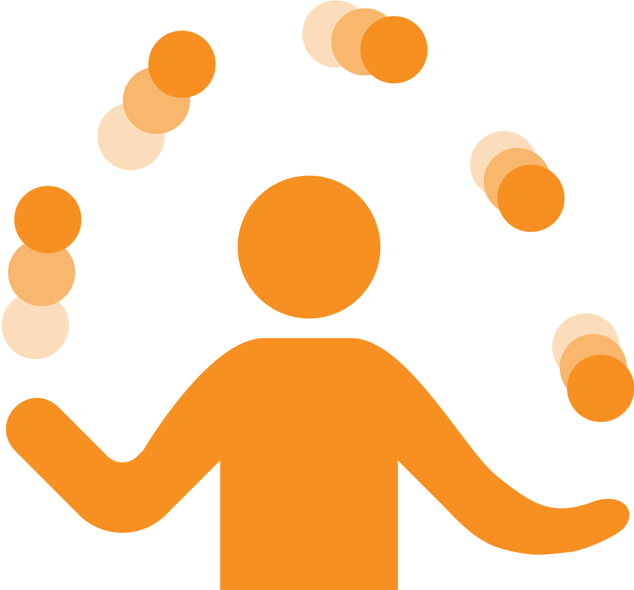 Juggling-orange Clipart (1280x1190), Png Download