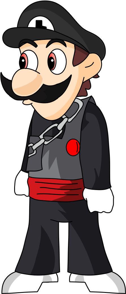Zamon - Black Weegee Clipart (475x1040), Png Download