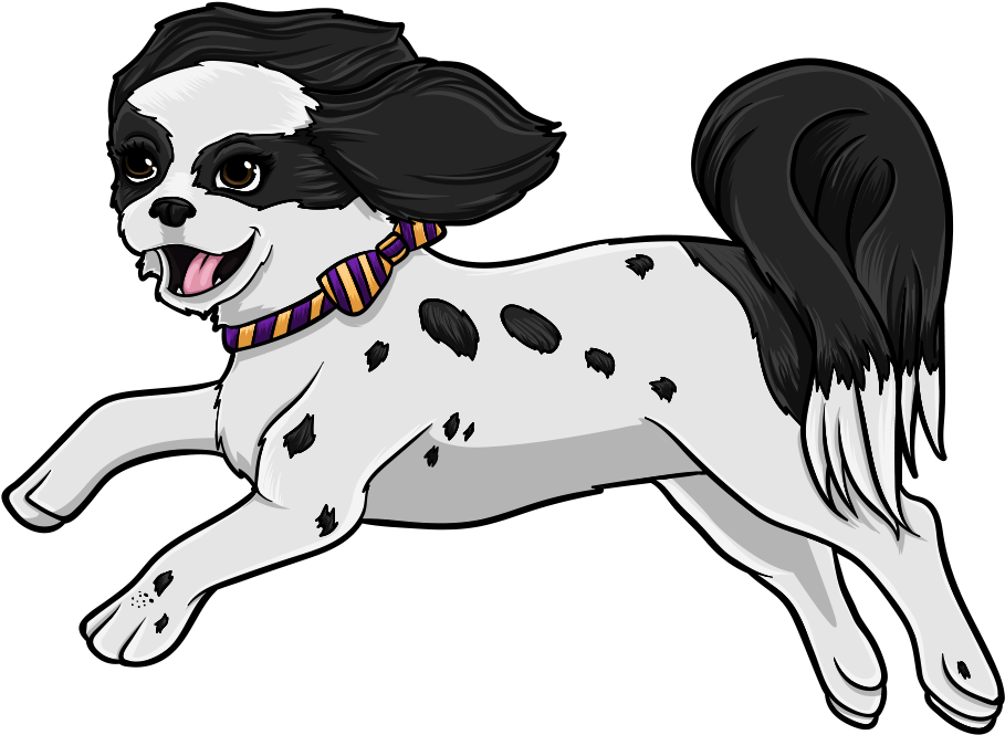 Save To Collection - Dalmatian Clipart (1000x1000), Png Download