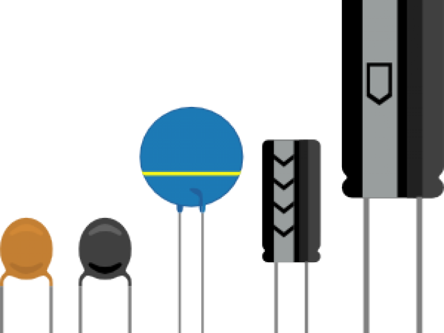 Electronic Arts Clipart Png - Capacitor Clip Art Transparent Png (640x480), Png Download